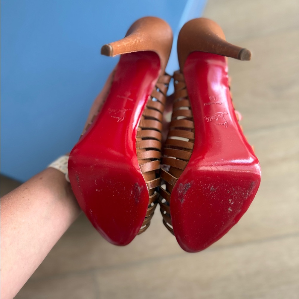 Louboutin Slingback Heels Sandals - Picture 5 of 5